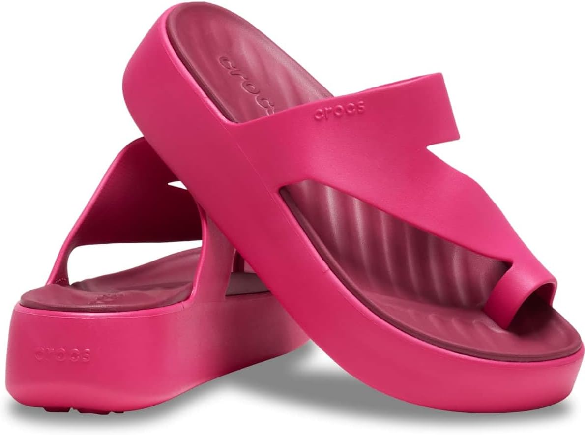 Pink Getaway Platform Toe Loop W7