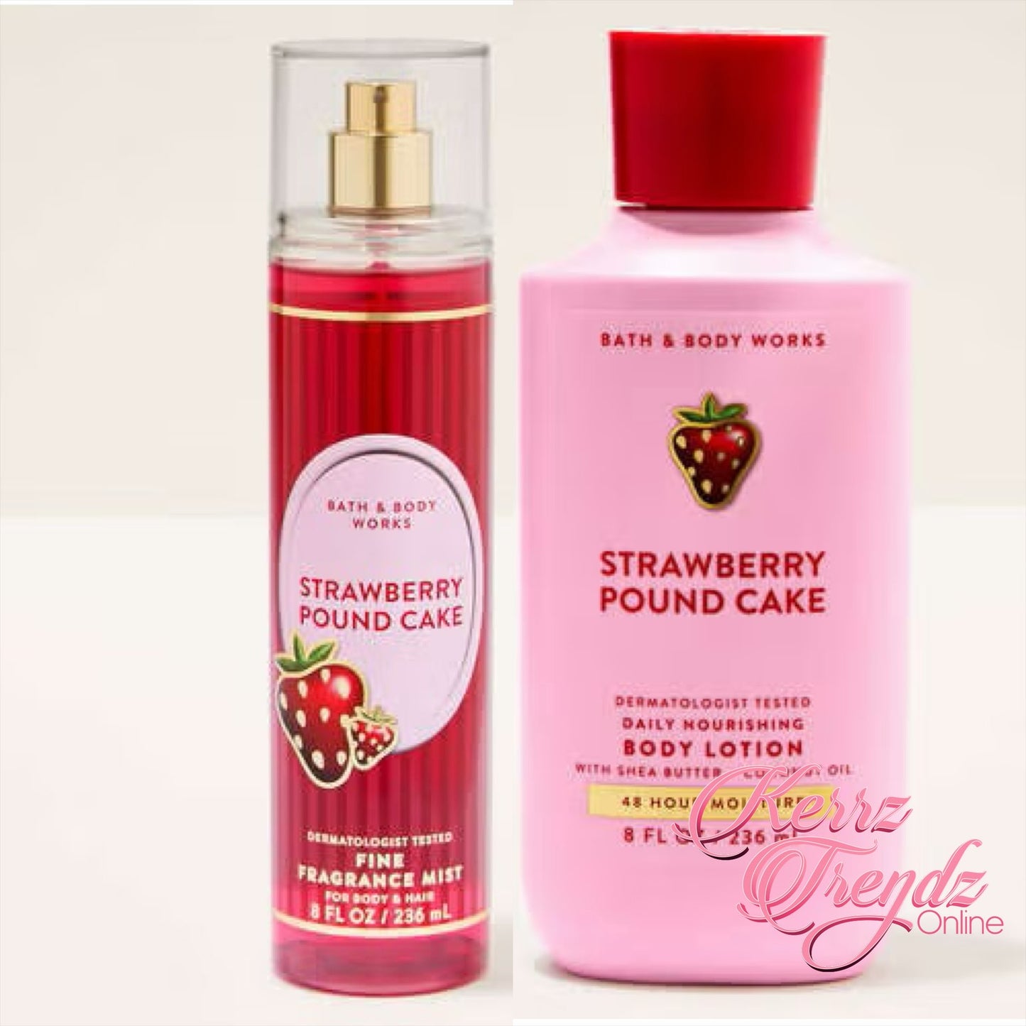 Strawberry Pound Cake Set