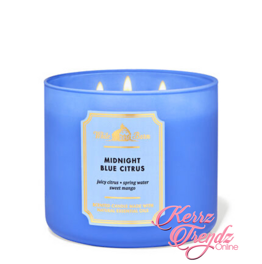 Midnight Blue Citrus 3-Wick Candle