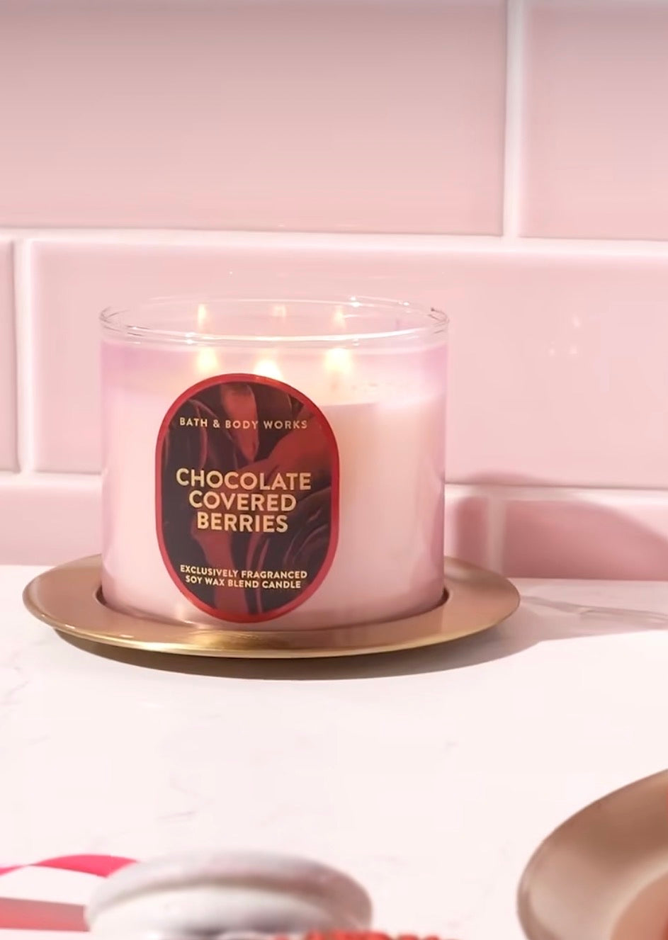 Chocolate Covered Berries 3-Wick Candle