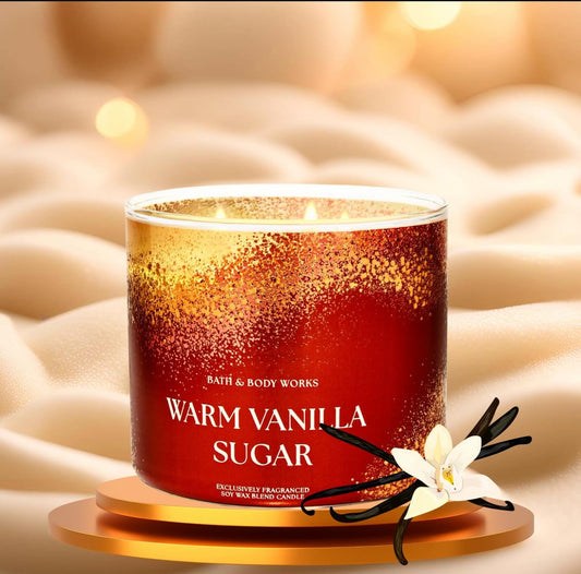 Warm Vanilla Sugar 3-Wick Candle