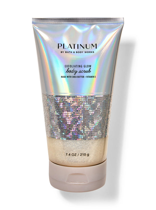 Platinum exfoliation glow body scrub